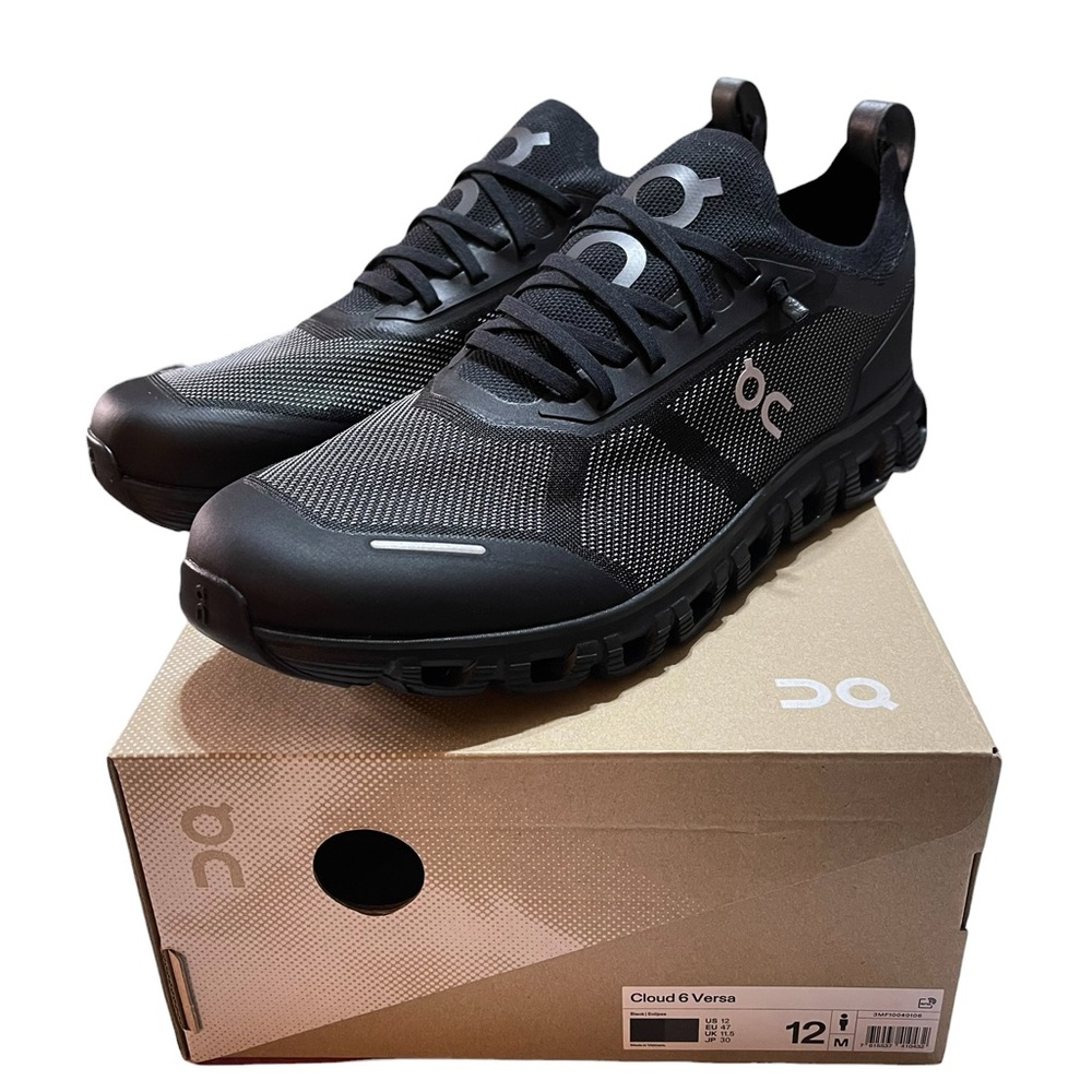 On Cloud 6 Versa, in the Black/Eclipse colorway. Men’s Size 12M - Picture 5 of 13